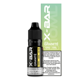 E-liquid X-bar  Granité 10ml sel de nicotine
