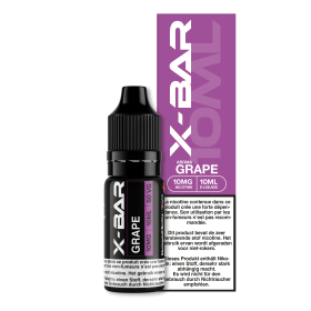 E-liquid X-bar Grape 10ml sel de nicotine E-liquid X-bar Grape 10ml sel de nicotine