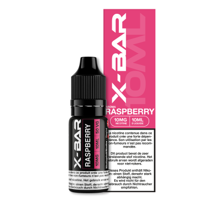 E-liquid X-bar Raspberry 10ml sel de nicotine