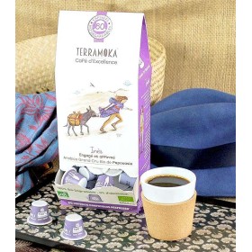 INES: 60 capsules Nespresso® de Café bio de Papouasie - Persistant et Engagé