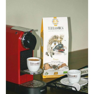 OSCAR: 60 Capsules Nespresso® de Café Bio d'Excellence d'Ethiopie -Subtil et Engagé