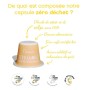 OSCAR: 60 Capsules Nespresso® de Café Bio d'Excellence d'Ethiopie -Subtil et Engagé