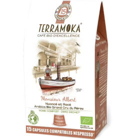 ALBERT X15 capsules Home Compost type Nespresso®